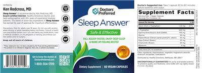 Sleep Answer label