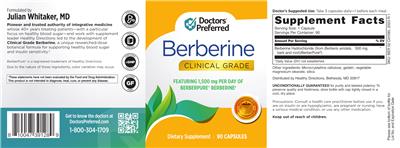 Berberine label