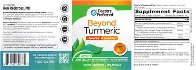 Beyond Turmeric label