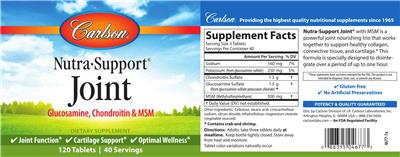 Nutra-Support Joint label