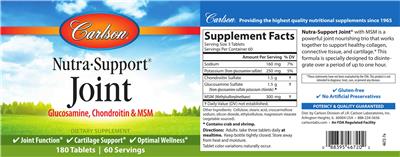 Nutra-Support Joint label