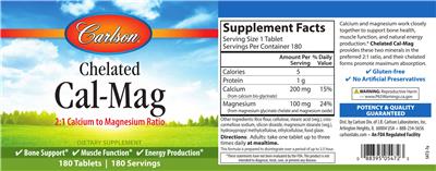Chelated Cal-Mag label