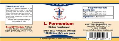 L. fermentum label