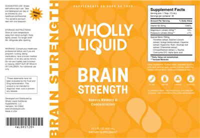Brain Strength label