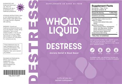 DeStress label