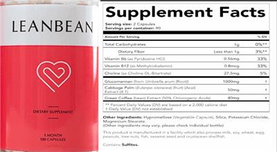 Lean Bean label