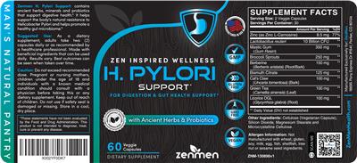 H. pylori Support label
