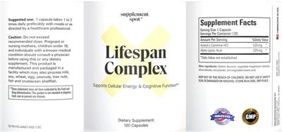 Lifespan Complex label