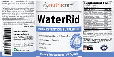 WaterRid label