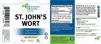 St. John's Wort label