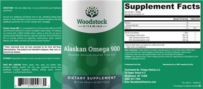 Alaskan Omega 900 label