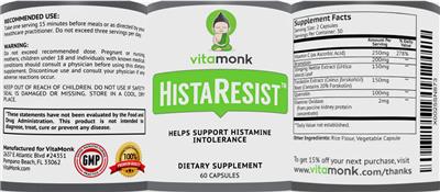 HistaResist label