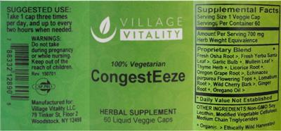 CongestEeze label