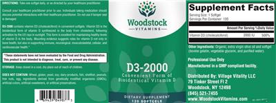 D3-2000 label