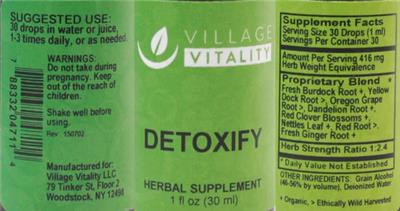 Detoxify label