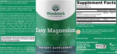 Easy Magnesium label