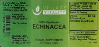 Echinacea label