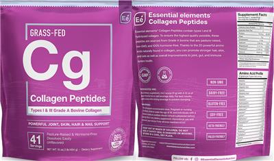 Collagen Peptides Unflavored label