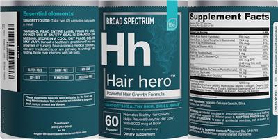 Hair hero label