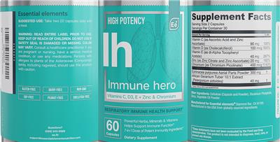 Immune Hero label