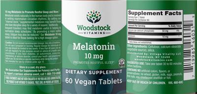 Melatonin 10 mg label