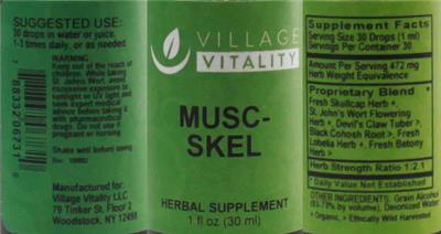 Musc-Skel label