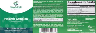 Probiotic Complete label