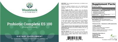 Probiotic Complete ES 100 label