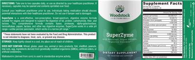 SuperZyme label