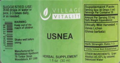 Usnea label