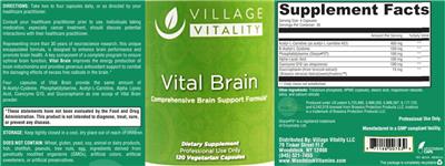 Vital Brain label
