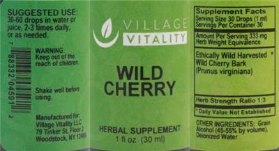 Wild Cherry label