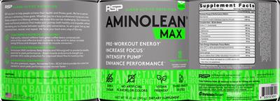 AminoLean Max Maui Pineapple label