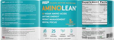 AminoLean Pineapple Coconut label