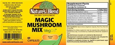 Magic Mushroom Mix label