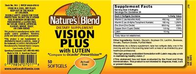 Vision Plus label