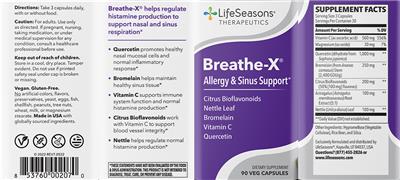 Breathe-X label