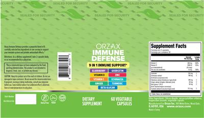 Immune Defense label
