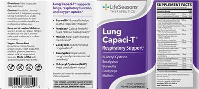 Lung Capaci-T label
