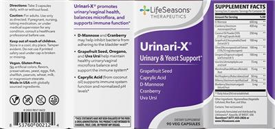 Urinari-X label