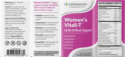 Women's Vitali-T label
