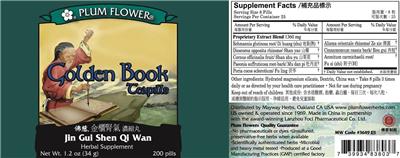 Golden Book Teapills label