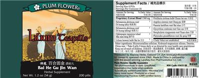 Lilium Teapills label