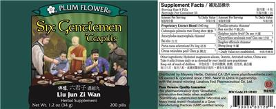 Six Gentlemen Teapills label