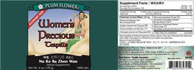 Women's Precious Teapills label