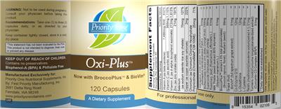 Oxi-Plus label