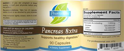 Pancreas 8xtra label