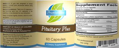 Pituitary Plus label