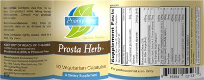 Prosta Herb label
