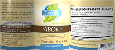 SIBOtic label